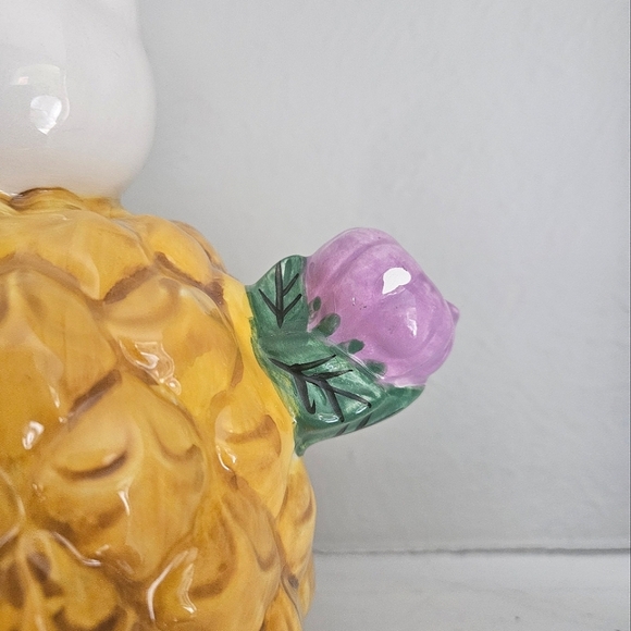 NWT Blue Sky Clayworks X Hello Kitty Pineapple Party Teapot - Picture 4 of 6